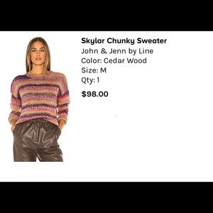 JOHN &JENN chunky sweater